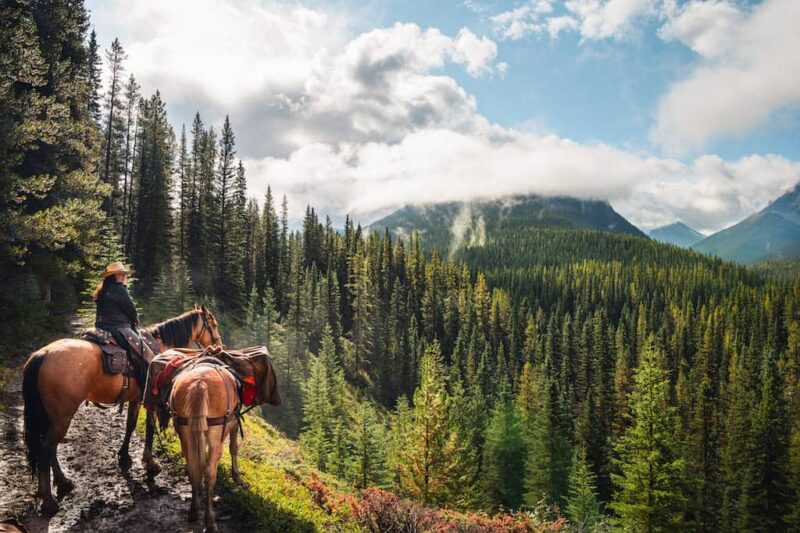 Banff Trail Riders views - Canada