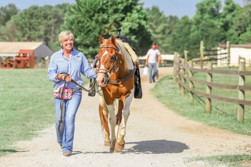 Horse & Guest - Southern Cross Ranch GA